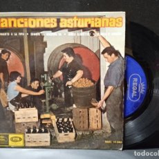 Discos de vinilo: CANCIONES ASTURIANAS ARRIMADITO A LA PIPA +3 EP REGAL 1965 PEPETO. Lote 362889990
