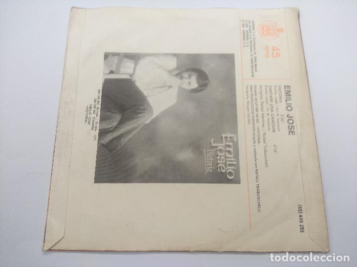 Discos de vinilo: EMILIO JOSE/VICTORIA/SINGLE. - Foto 3