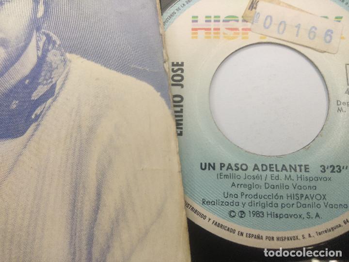 Discos de vinilo: EMILIO JOSE/ADELANTE/SINGLE. - Foto 2