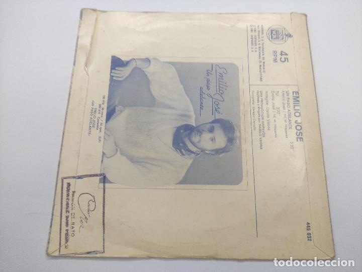 Discos de vinilo: EMILIO JOSE/ADELANTE/SINGLE. - Foto 3