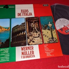 Discos de vinilo: WERNER MULLER ECOS DE ITALIA LP 1970 DECCA PHASE 4 ESPAÑA SPAIN EX. Lote 362893250