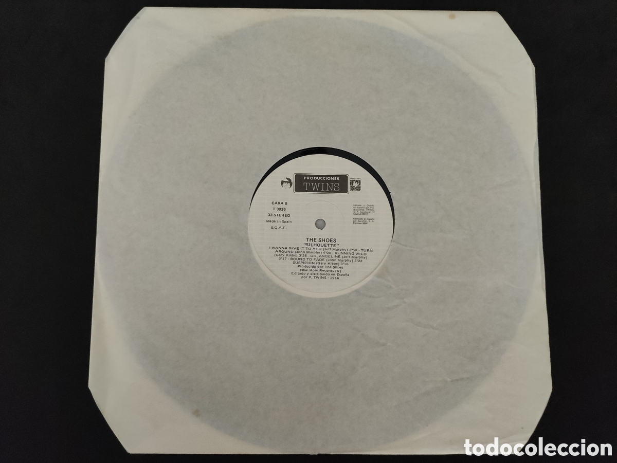 Discos de vinilo: SHOES - SILHOUETTE. TWINS 1984 - Foto 3