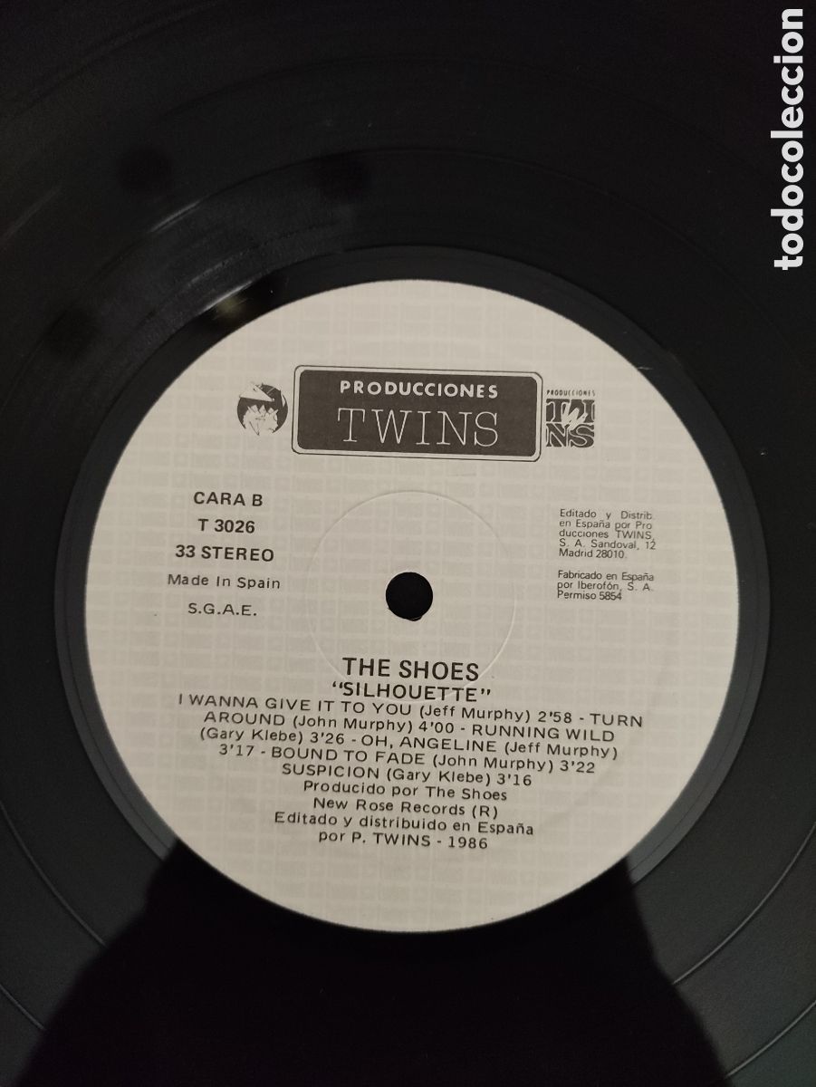 Discos de vinilo: SHOES - SILHOUETTE. TWINS 1984 - Foto 4