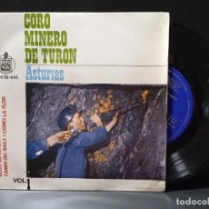 Discos de vinilo: CORO MINERO DE TURON ECOS DE LA QUINTANA +3 HISPAVOX ASTURIAS 1963 VOL 1 PEPETO. Lote 362894105
