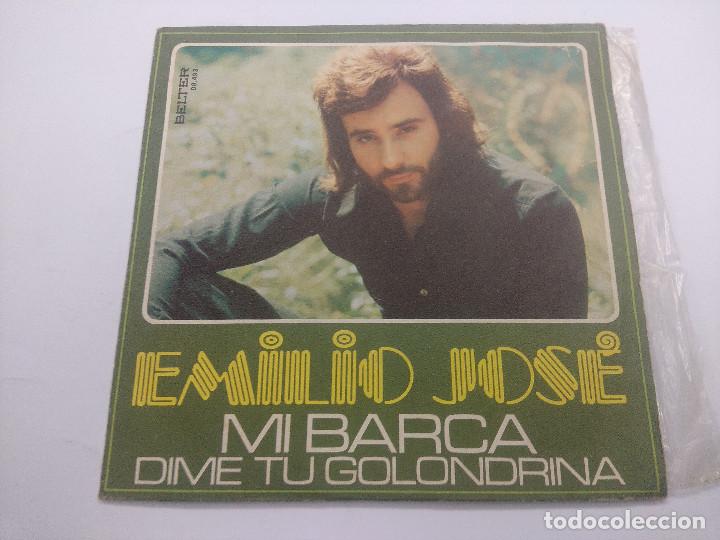 Discos de vinilo: EMILIO JOSE/MI BARCA/SINGLE. - Foto 1