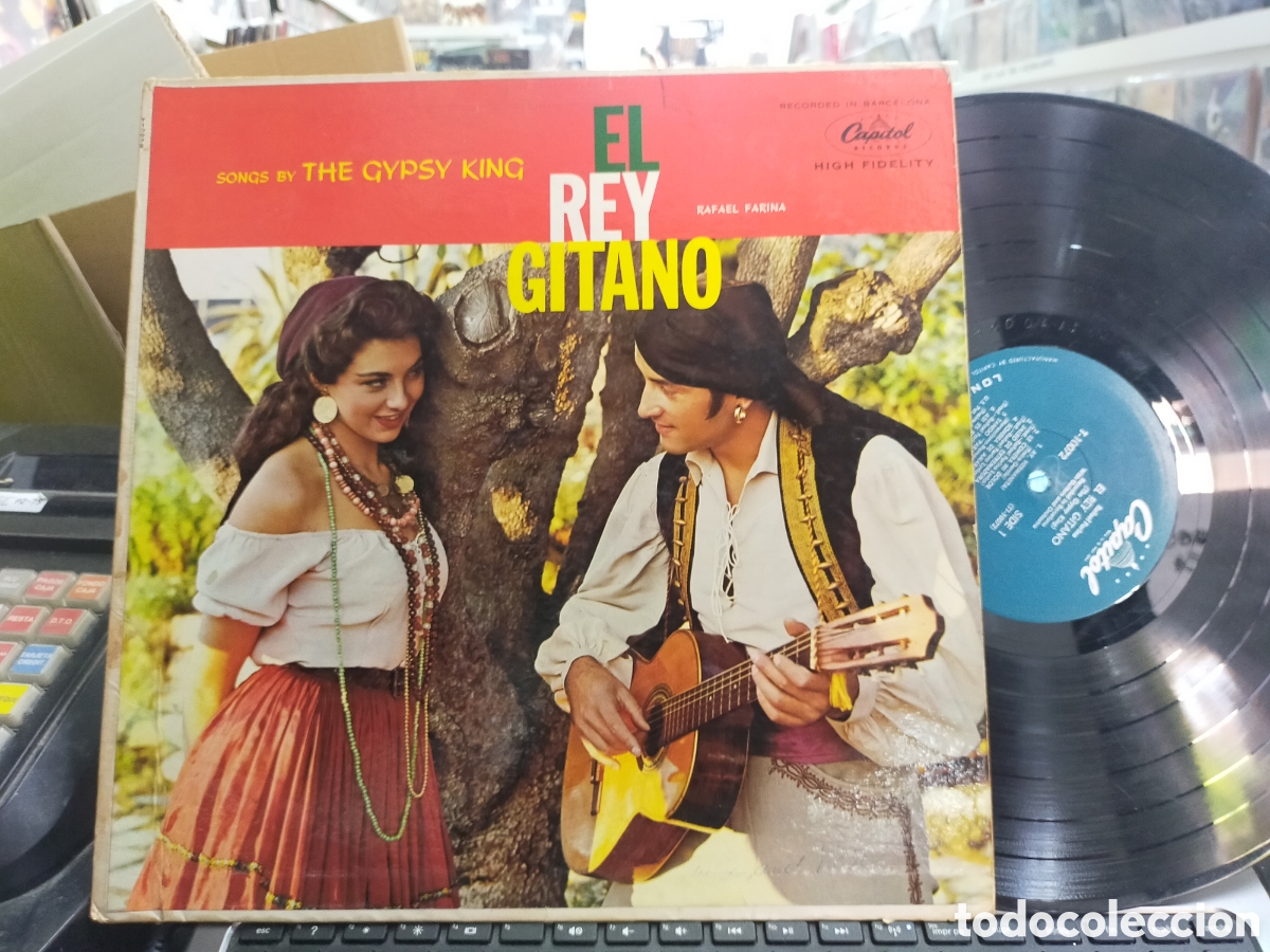 Discos de vinilo: Rafael Farina LP el rey gitano u.s.a. - Foto 1
