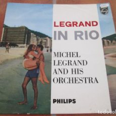 Discos de vinilo: MICHAEL LEGRAND AND HIS ORCHESTRA - LEGRAND IN RIO. LP, HOLLAND 12” 1972 EDITION. BUEN ESTADO. Lote 362918360