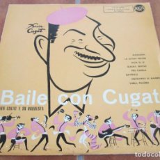 Discos de vinilo: XAVIER CUGAT Y SU ORQUESTA - BAILE CON CUGAT. LP, EDICIÓN ESPAÑOLA 12” DE 1958. MUY BUEN ESTADO. Lote 362919910