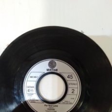 Disques de vinyle: PAGANINI. SINGLE. 7” ” ITS A LONG WAY TO THE TOP ”. EDICION ALEMANA 1987. VERTIGO RECORDS. Lote 362932515