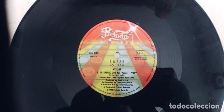 Discos de vinilo: VISUAL-MAXI THE MUSIC GOT ME - Foto 2