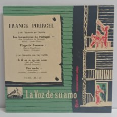 Discos de vinilo: FRANCK POURCEL, LAS LAVANDERAS DE... (DE SU AMO 1958?). Lote 362947460