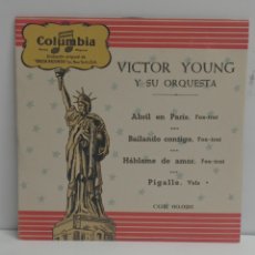 Discos de vinilo: VICTOR YOUNG, ABRIL EN PARIS (COLUMBIA ?). Lote 362951630