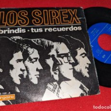 Discos de vinilo: LOS SIREX BRINDIS/TUS RECUERDOS 7'' 1967 VERGARA. Lote 362964835