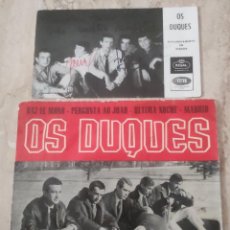 Discos de vinilo: OS DUQUES (HAZ EL MONO +3 ) EP ESPAÑA 1965-SOLO COVER +TARJETA PROMO DEDICADA-NO VINILO-. Lote 362970560