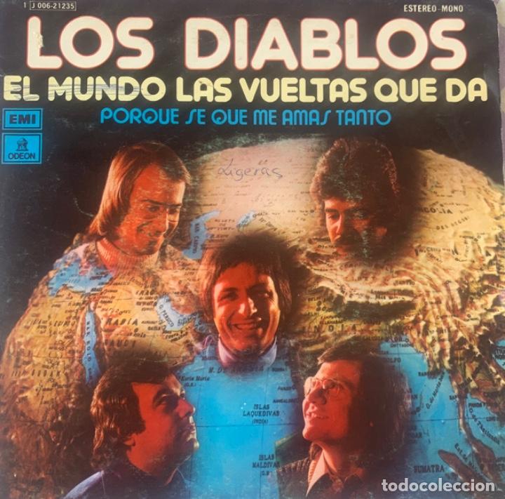 Discos de vinilo: Los Diablos El Mundo las vueltas que da - Foto 1