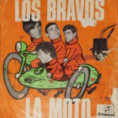 Discos de vinilo: LOS BRAVOS - LA MOTO. Lote 363014145