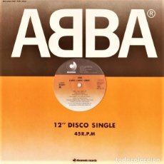 Discos de vinilo: ABBA- GIMME! GIMME! GIMME! (A UNIQUE PROMO ”NOT FOR SALE” RELEASE ). Lote 363037220