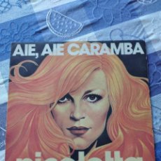 Discos de vinilo: NICOLETTA – AIE, AIE CARAMBA, 1972. Lote 363040220