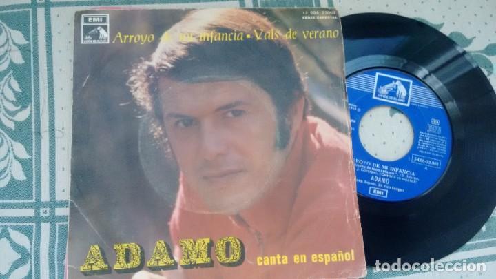 Discos de vinilo: SINGLE (VINILO) DE ADAMO A&Ntilde;OS 60 - Foto 1