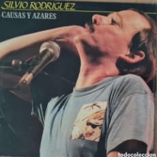 Disques de vinyle: LP DOBLE - SILVIO RODRIGUEZ - CAUSAS Y AZARES 1986. Lote 363049290