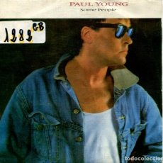 Discos de vinilo: PAUL YOUNG / SOME PEOPLE (SINGLE CBS PROMO 1986) SOLO CARA A. Lote 363049415