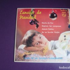 Discos de vinilo: CORO ESCUELAS AVEMARIANAS - CANCION DE NAVIDAD - NOCHE DE PAZ - EP PHILIPS 1963 - VILLANCICOS. Lote 363058745