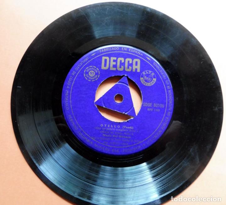 Discos de vinilo: DISCOS SINGLE - DECCA - OTELLO - SOLO EL DISCO - Foto 1
