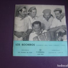 Discos de vinilo: LOS BOCHEROS - ESTAMPAS BILBAINAS - GRANADA +3 - EP COLUMBIA 195? - FOLK SIN ESTRENAR. Lote 363065645