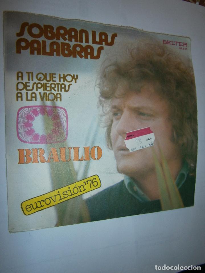 Discos de vinilo: ANTIGUO SINGLE - BRAULIO - DP1 - Foto 1