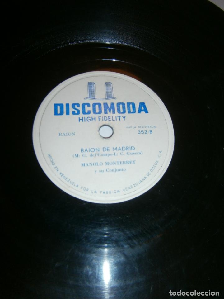 Discos de vinilo: ANTIGUO SINGLE - MANOLO MONTERREY Y SU CONJUNTO - D2 - Foto 2