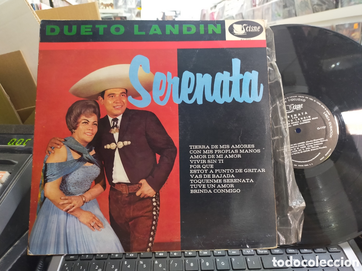 Vinyl records: Dueto landin LP serenata M&eacute;xico