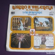 Discos de vinilo: LOS SERENADE Y BERNARDINO - HIMNO A VALENCIA + EL FALLERO - SG EKIPO 1971 - FOLK TRADICIONAL. Lote 363080620