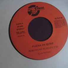 Discos de vinilo: FUERA DE SERIE - PERO NO ME BUSQUES - SG KM444 1992 - ASTURIAS POP ROCK 80'S 90'S - SIN USO. Lote 363087245
