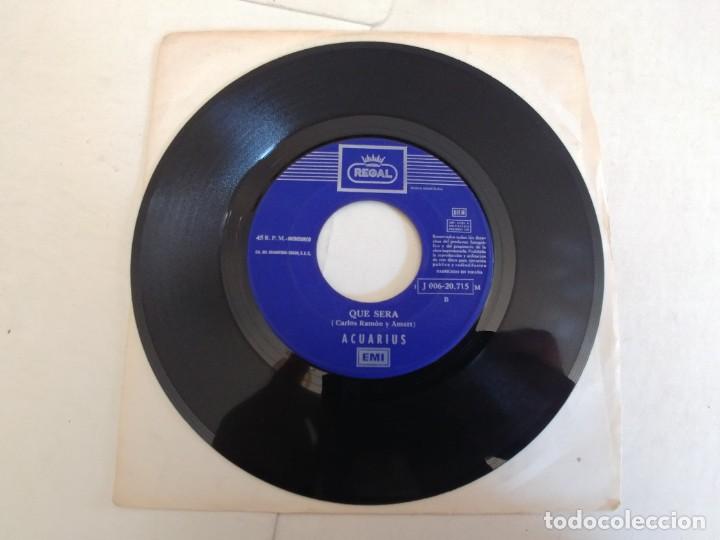 Discos de vinilo: ACUARIUS-SINGLE BUTTERFLY-SIN FUNDA - Foto 1