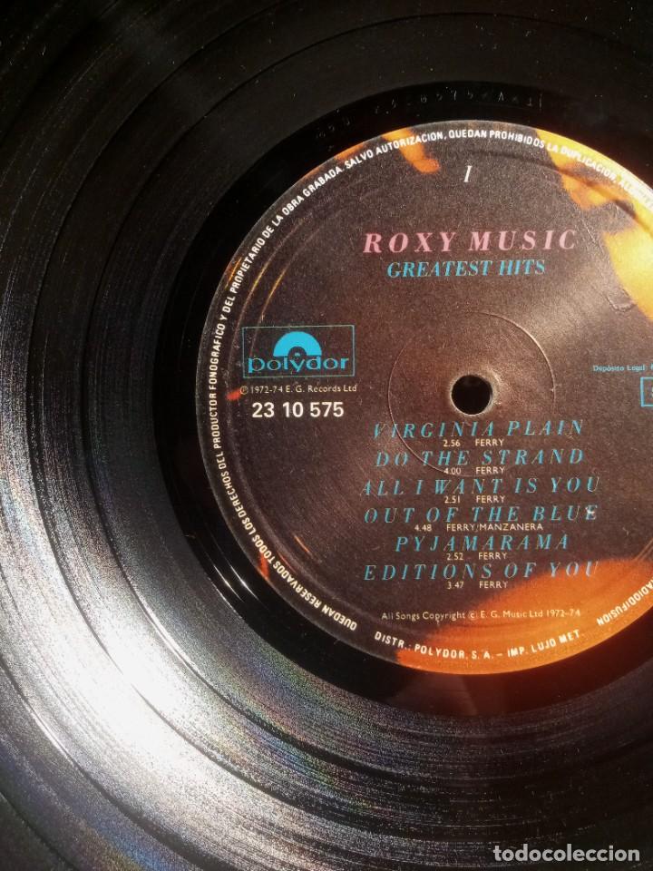 Discos de vinilo: ROXY MUSIC - GREATEST HITS. - Foto 3