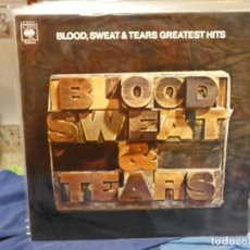 Discos de vinilo: EXPRO LP BLOOD SWEAT AND TEARS GREATEST HITS ESPAÑA 1990 MUY CORRECTO. Lote 363115490