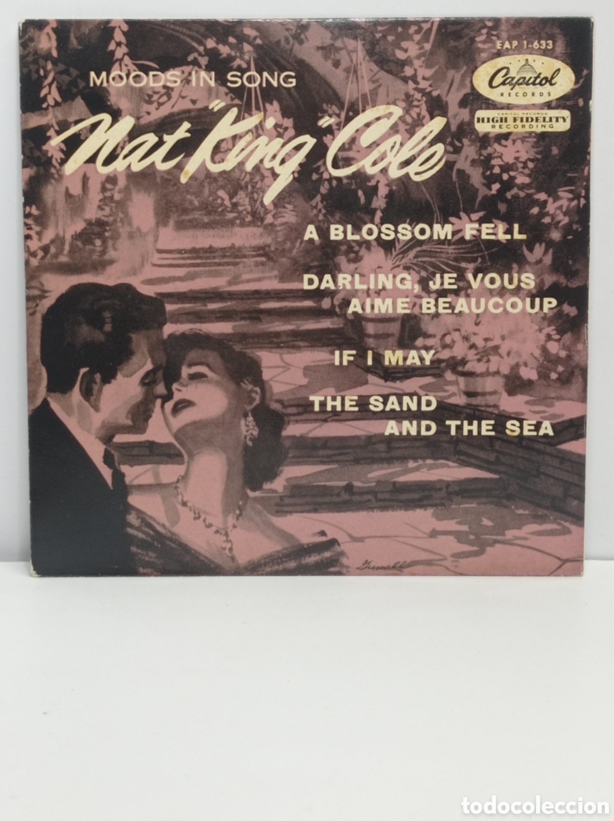 Discos de vinilo: NAT KING COLE, A BLOSSON FELL (CAPITOL?) - Foto 1