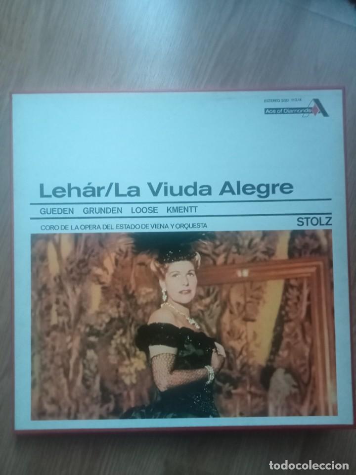 Discos de vinilo: La viuda alegre , Stolz , Leh&aacute;r , caja completa - Foto 1