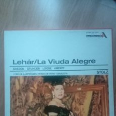 Discos de vinilo: LA VIUDA ALEGRE , STOLZ , LEHÁR , CAJA COMPLETA. Lote 363145665
