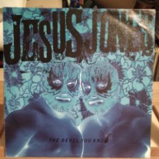 Discos de vinilo: JESUS JONES-THE DEVIL YOU KNOW-SINGLE VINILO-. Lote 363146450