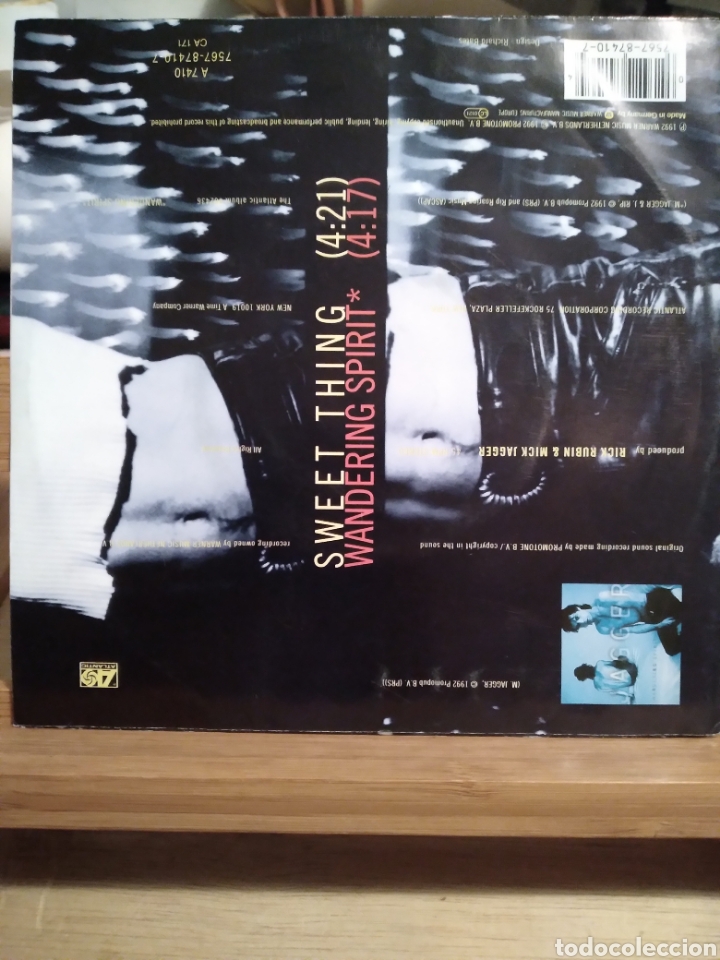 Discos de vinilo: MICK JAGGER-SWEET THING-SINGLE VINILO- - Foto 2