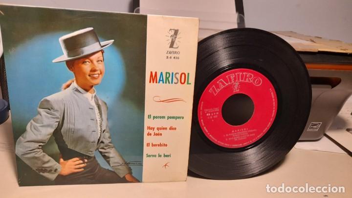 Discos de vinilo: EP MARISOL : EL POROM POMPERO + 3 - Foto 2