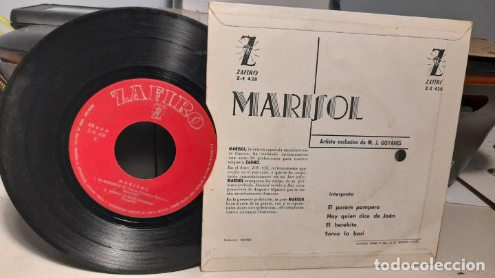 Discos de vinilo: EP MARISOL : EL POROM POMPERO + 3 - Foto 3