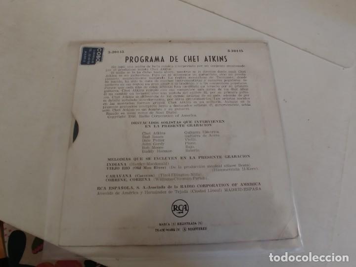 Discos de vinilo: CHET ATKINS-EP INDIANA +3 - Foto 2