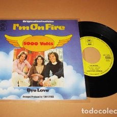 Discos de vinilo: TINA CHARLES AND 5000 VOLTS - I'M ON FIRE - SINGLE - 1975. Lote 363177485