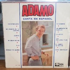 Discos de vinilo: DLP - ADAMO - CANTA EN ESPAÑOL - DISCO LP AÑO 1966 - EN SU 1ª EDICIÓN ORIGINAL. Lote 363187190