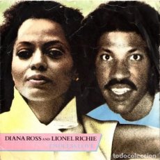 Discos de vinilo: LIONEL RICHIE & DIANA ROSS – ENDLESS LOVE - SINGLE UK 1981. Lote 363193125