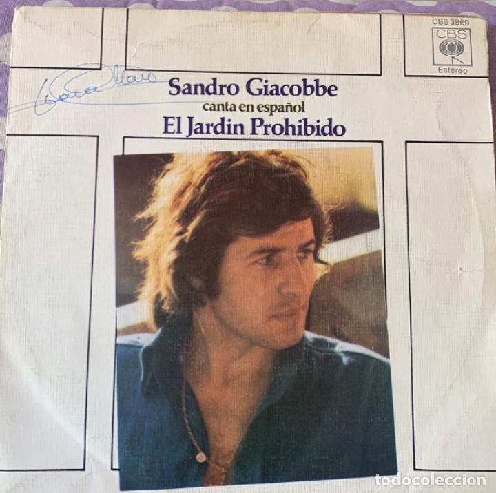 Discos de vinilo: Sandro Giacobbe El jard&iacute;n prohibido - Foto 1