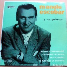 Discos de vinilo: DISCOS SINGLE - MANOLO ESCOBAR - Y SUS GUITARRAS - SAEF 2052 - AÑO 1961. Lote 363235515