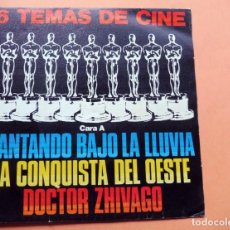 Discos de vinilo: DISCOS SINGLE - 6 TEMAS DE CINE - CANTANDO BAJO LA LLUVIA, ETC - POLYDOR AÑO 1980. Lote 363237275